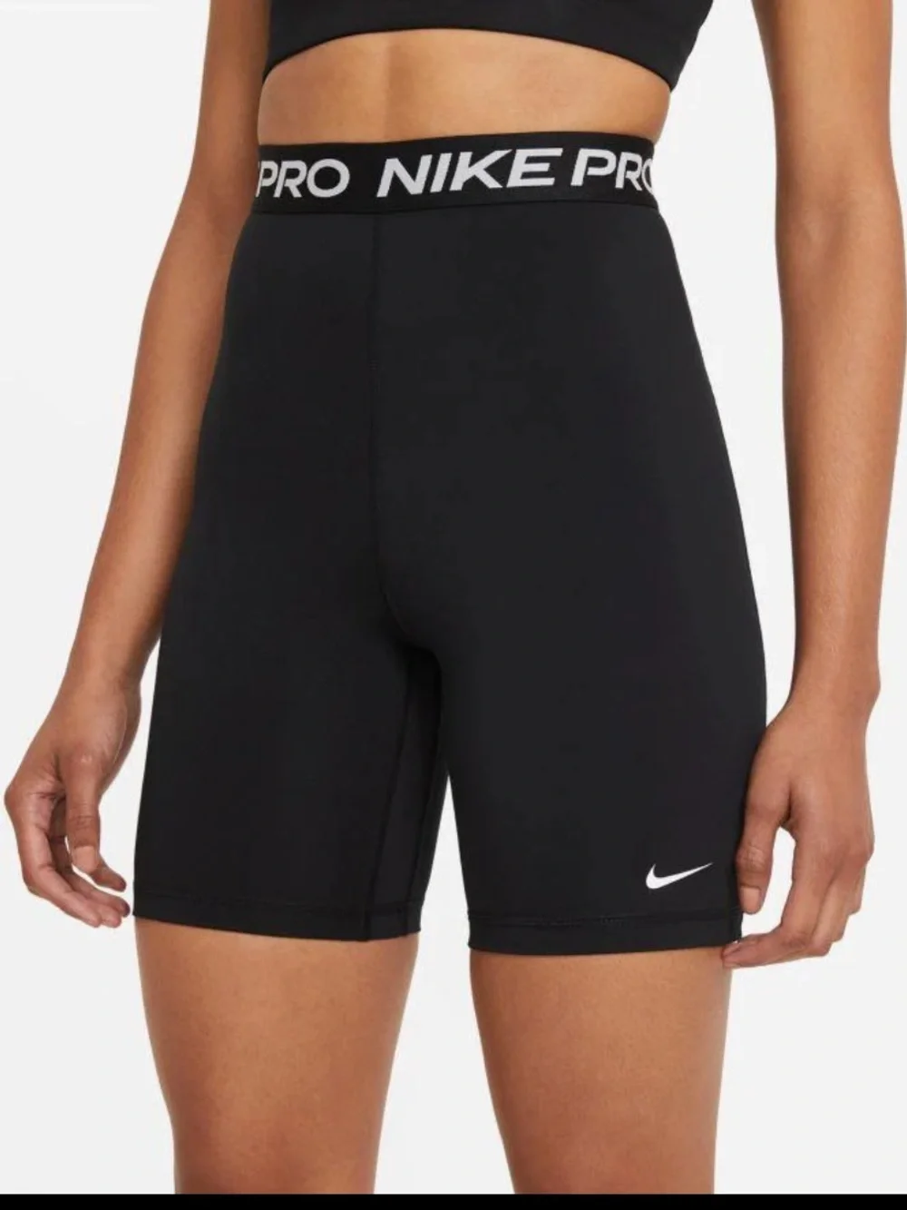 Nike Pro High Rise 7 inch inseam Spandex Shorts - Picture 1 of 10